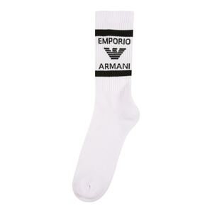 Emporio Armani Ponožky  bílá / černá