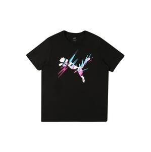 PUMA Funkční tričko 'NEYMAR'  černá / bílá / pink / svítivě modrá
