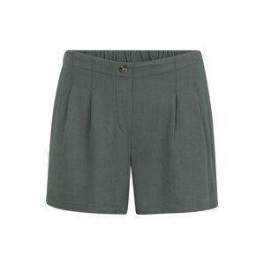 Vero Moda Petite Kalhoty se sklady v pase 'Astimilo'  zelená