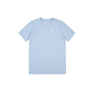 Nike Sportswear Tričko  kouřově modrá / bílá