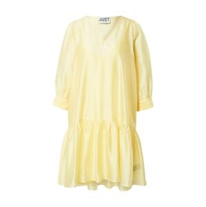 JUST FEMALE Koktejlové šaty 'Ventura' žlutá
