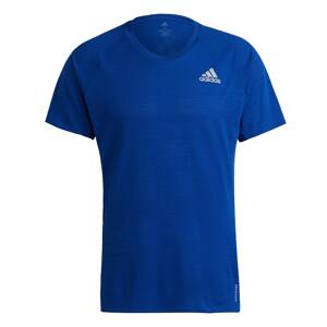 ADIDAS PERFORMANCE Funkční tričko 'Runner'  modrá / bílá