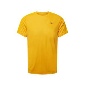 Reebok Sport Funkční tričko  žlutá / černá