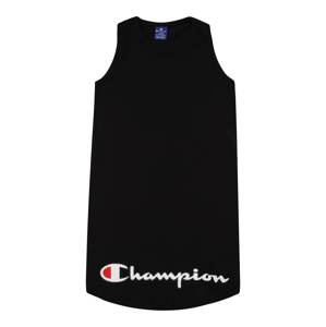 Champion Authentic Athletic Apparel Kleid  černá / bílá / světle červená