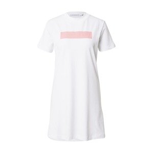 Calvin Klein Jeans Šaty  bílá / pastelově růžová