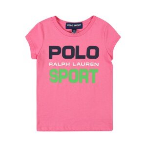 Polo Ralph Lauren Tričko  pink / zelená / marine modrá / bílá