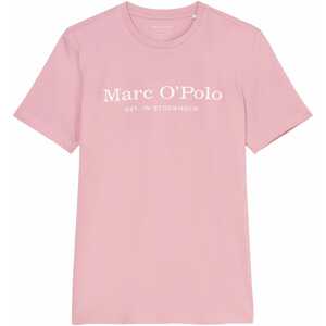 Marc O'Polo Tričko  pink / bílá