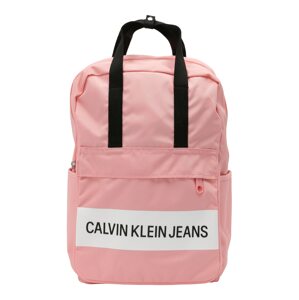 Calvin Klein Jeans Batoh  růžová / bílá / černá
