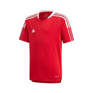 ADIDAS PERFORMANCE Funkční tričko 'Tiro 21'  červená / bílá