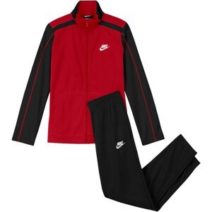 Nike Sportswear Joggingová souprava ohnivá červená / černá / bílá