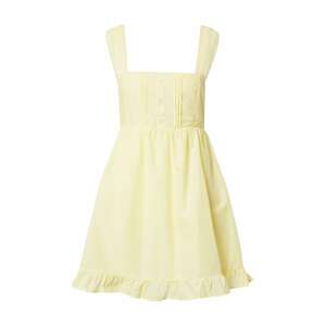Cotton On Letní šaty 'FLORA FRILLY PINNY'  světle žlutá