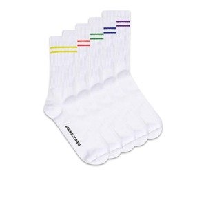JACK & JONES Ponožky  bílá / mix barev