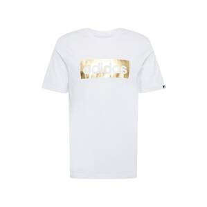 ADIDAS SPORTSWEAR Funkční tričko zlatá / bílá