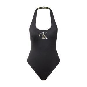 Calvin Klein Swimwear Plavky  béžová / světle žlutá / černá
