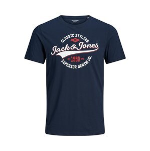 Jack & Jones Plus Tričko  námořnická modř / červená / bílá