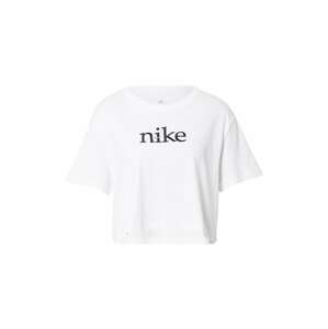 Nike Sportswear Tričko  bílá / černá / světle fialová