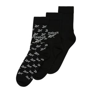 Reebok Classics Ponožky  světle šedá / černá