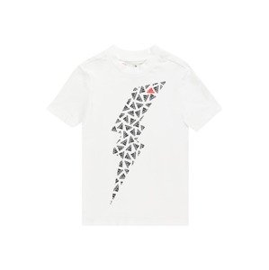 ADIDAS PERFORMANCE Funkční tričko  bílá / černá / světle červená