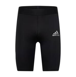 ADIDAS SPORTSWEAR Sportovní kalhoty  černá / stříbrná