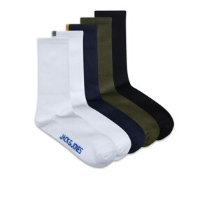 JACK & JONES Ponožky  námořnická modř / tmavě zelená / bílá / černá
