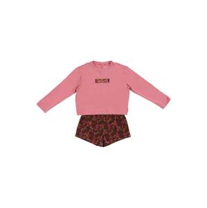 Calvin Klein Underwear Pyžamo  pink / bobule / hnědá / fialová / růže