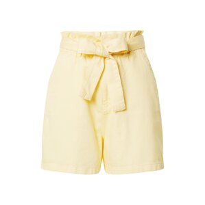 DeFacto Kalhoty pastelově žlutá