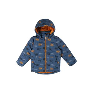 NAME IT Zimní bunda 'Max'  námořnická modř / kouřově modrá / chladná modrá / tmavě oranžová