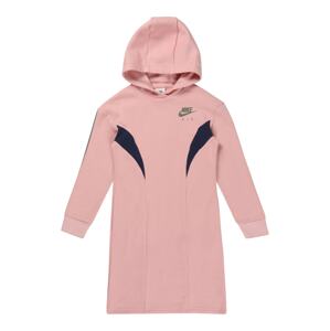 Nike Sportswear Šaty  námořnická modř / růžová / šedá