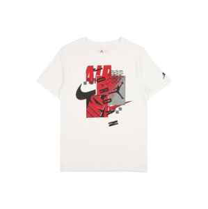 Jordan Tričko 'POST UP'  bílá / černá / červená