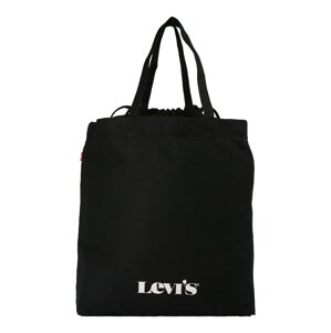 LEVI'S Nákupní taška  černá / bílá
