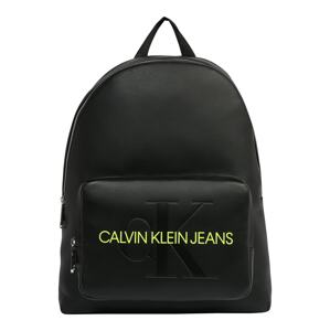 Calvin Klein Jeans Batoh  černá / světle zelená
