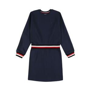 TOMMY HILFIGER Šaty 'Global'  námořnická modř / červená / bílá