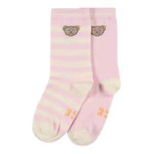 Steiff Collection Ponožky  růžová / pastelově růžová / hnědá / koňaková