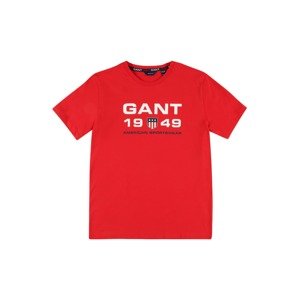 GANT Shirt  červená / bílá