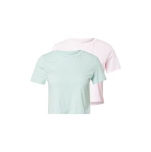 DeFacto Tričko  pastelově zelená / růžová