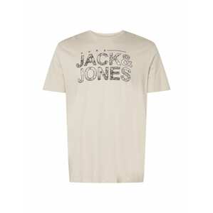 Jack & Jones Plus Tričko 'THAD'  šedá / tmavě šedá / černá / barva bílé vlny