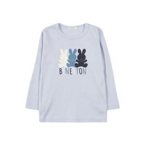 UNITED COLORS OF BENETTON T-Shirt  kouřově modrá / námořnická modř / bílá