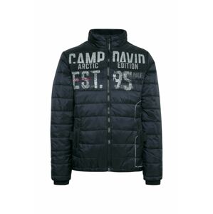 CAMP DAVID Zimní bunda  tmavě modrá / šedá