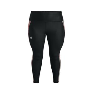UNDER ARMOUR Sportovní kalhoty 'HeatGear'  černá / zelená / pink