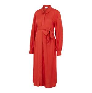 MAMALICIOUS Košilové šaty 'Inus Lia'  červená