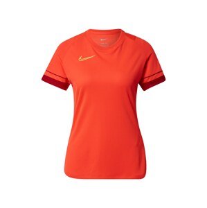 NIKE Funkční tričko 'Academy'  žlutá / červená / oranžově červená