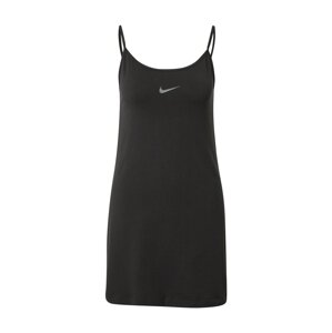 Nike Sportswear Šaty  šedá / černá