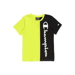 Champion Authentic Athletic Apparel Tričko  svítivě zelená / černá / bílá