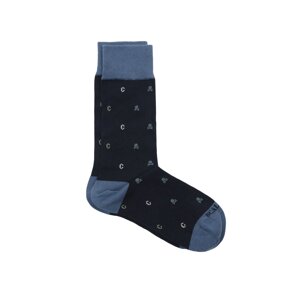 Scalpers Ponožky  marine modrá / kouřově modrá