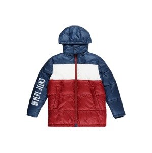 Pepe Jeans Zimní bunda 'Fenton'  tmavě červená / marine modrá / bílá