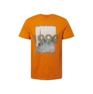 JACK & JONES Tričko 'BOOSTER'  oranžová / mix barev
