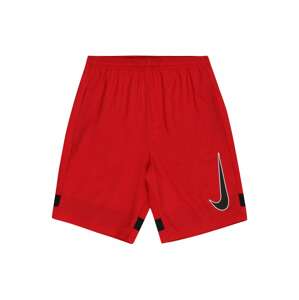 NIKE Sportovní kalhoty 'Academy'  červená / černá / bílá