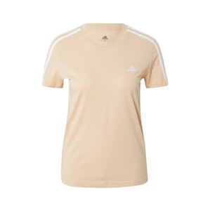 ADIDAS PERFORMANCE Funkční tričko  bílá / béžová