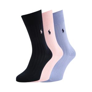 Polo Ralph Lauren Ponožky  kouřově modrá / noční modrá / růžová