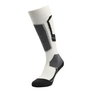 FALKE Sportovní ponožky  offwhite / černá / šedý melír